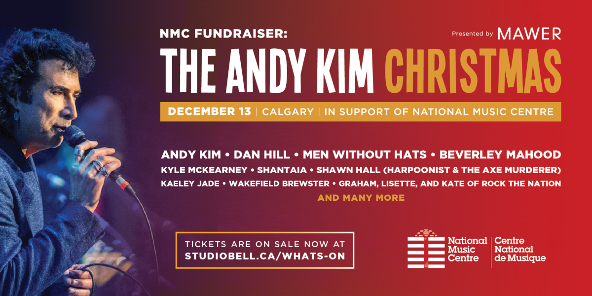 The Andy Kim Christmas Coming Back to Calgary on December 13 in Support