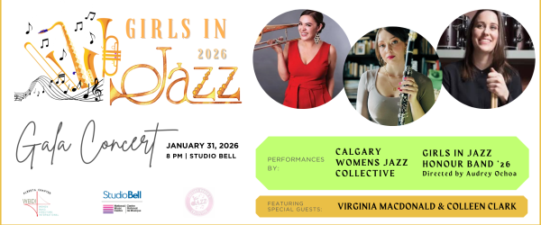 NMC & Women’s Band Directors International (Alberta Chapter) Present: Girls in Jazz 2026 Gala Concert