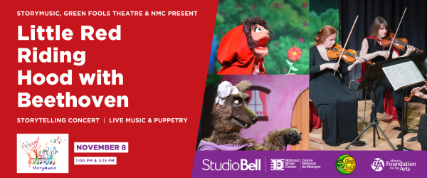 StoryMusic, Green Fools Theatre & NMC Present: Little Red Riding Hood with Beethoven