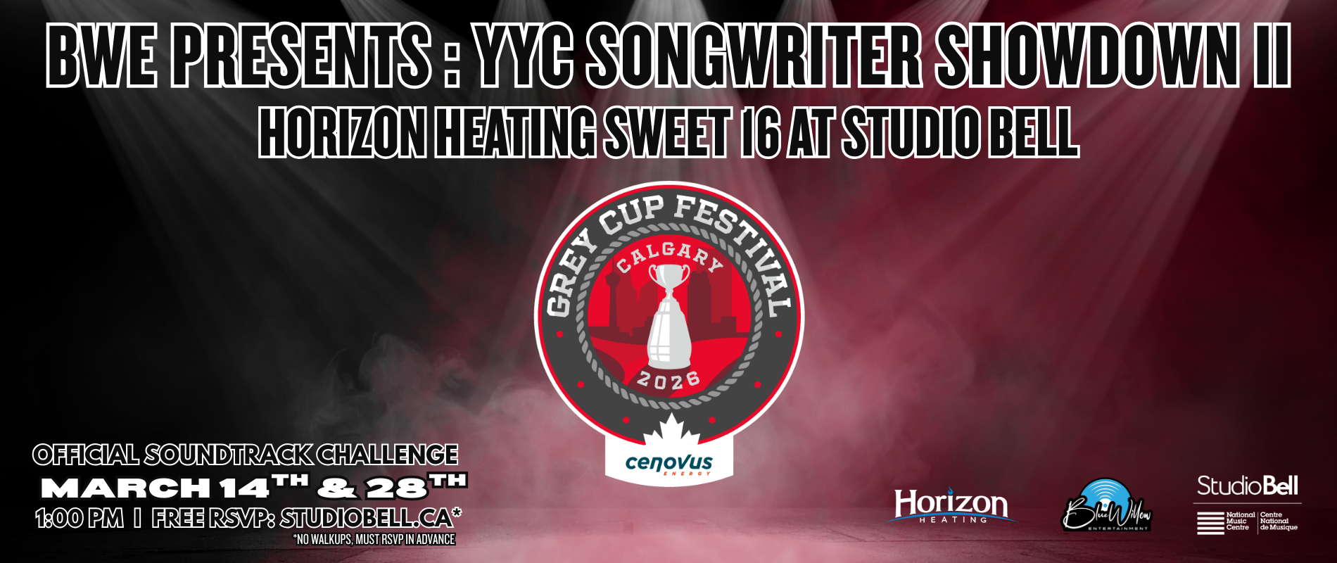 YYC Songwriter Showdown II — Horizon Heating Sweet 16 Semi Finals