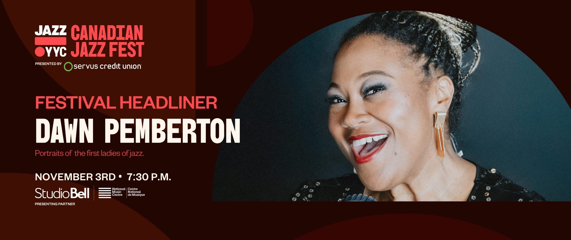 JazzYYC & NMC Present: Dawn Pemberton — Portraits of the First Ladies of Jazz