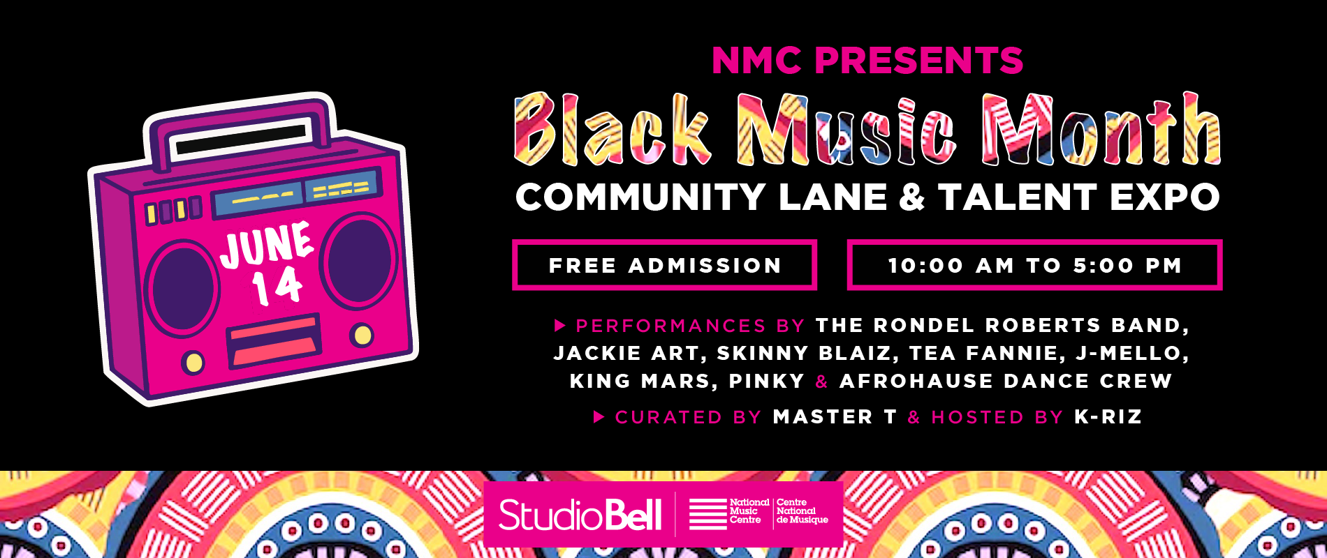 NMC Presents: Black Music Month Community Lane & Talent Expo