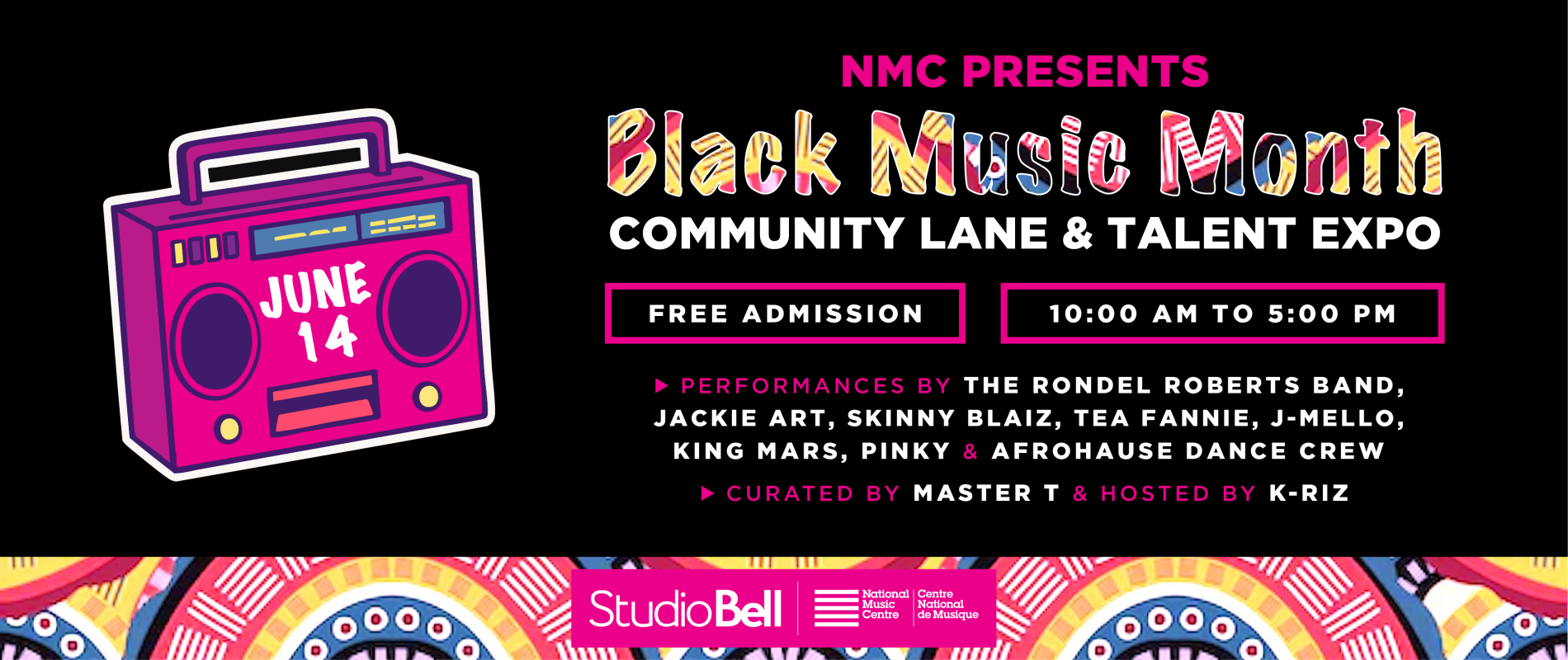 NMC Presents: Black Music Month Community Lane & Talent Expo