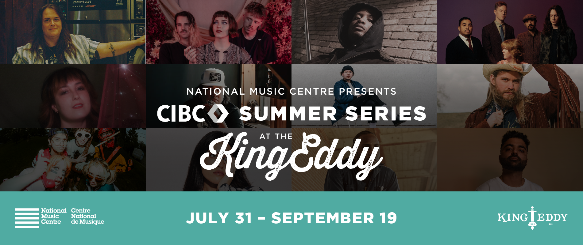 National Music Centre’s CIBC Summer Series Returns to the King Eddy, from July 31-September 19