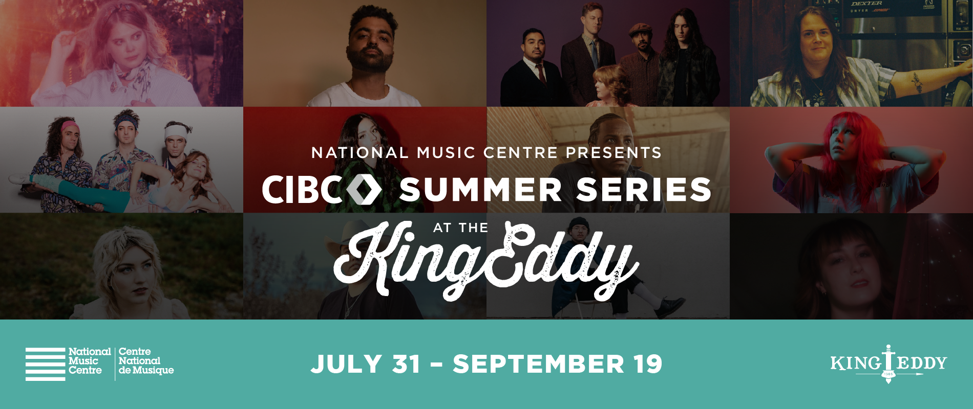 National Music Centre’s CIBC Summer Series Returns to the King Eddy, from July 31-September 19