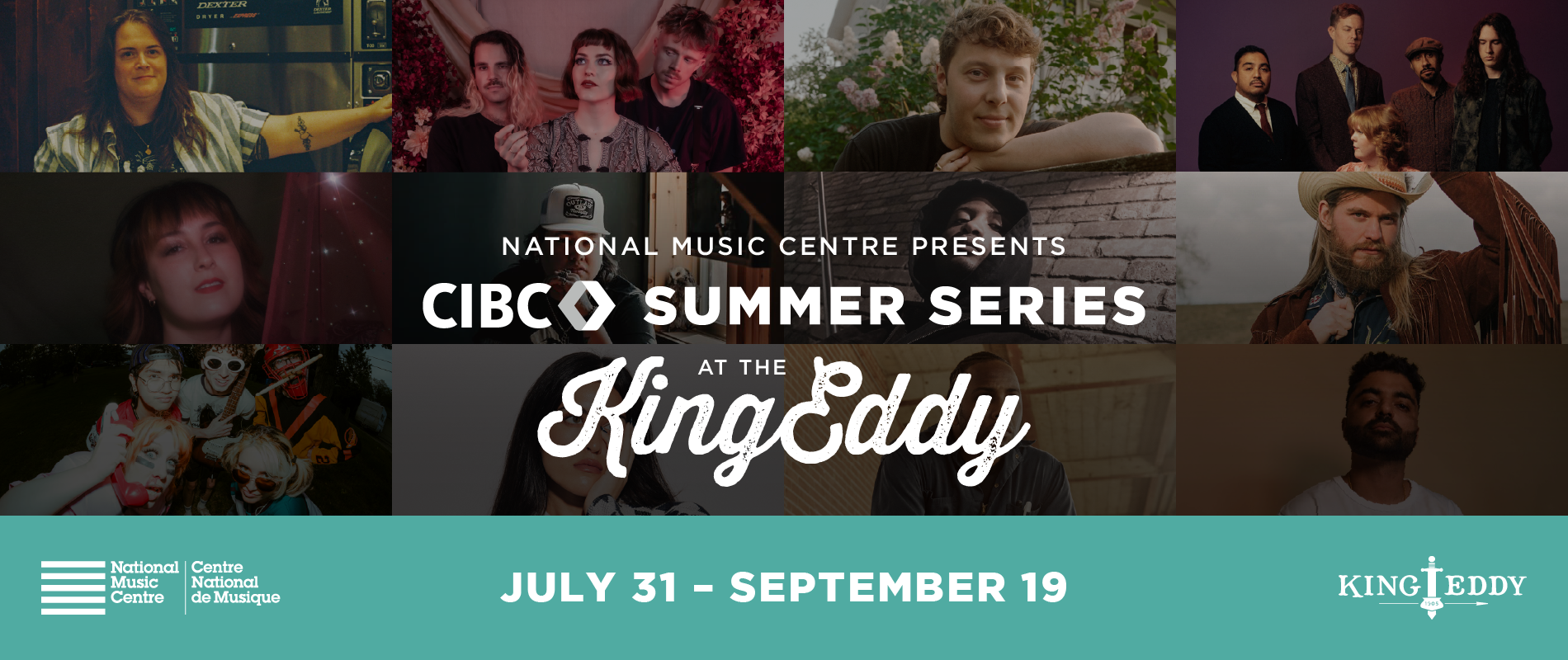National Music Centre’s CIBC Summer Series Returns to the King Eddy, from July 31-September 19
