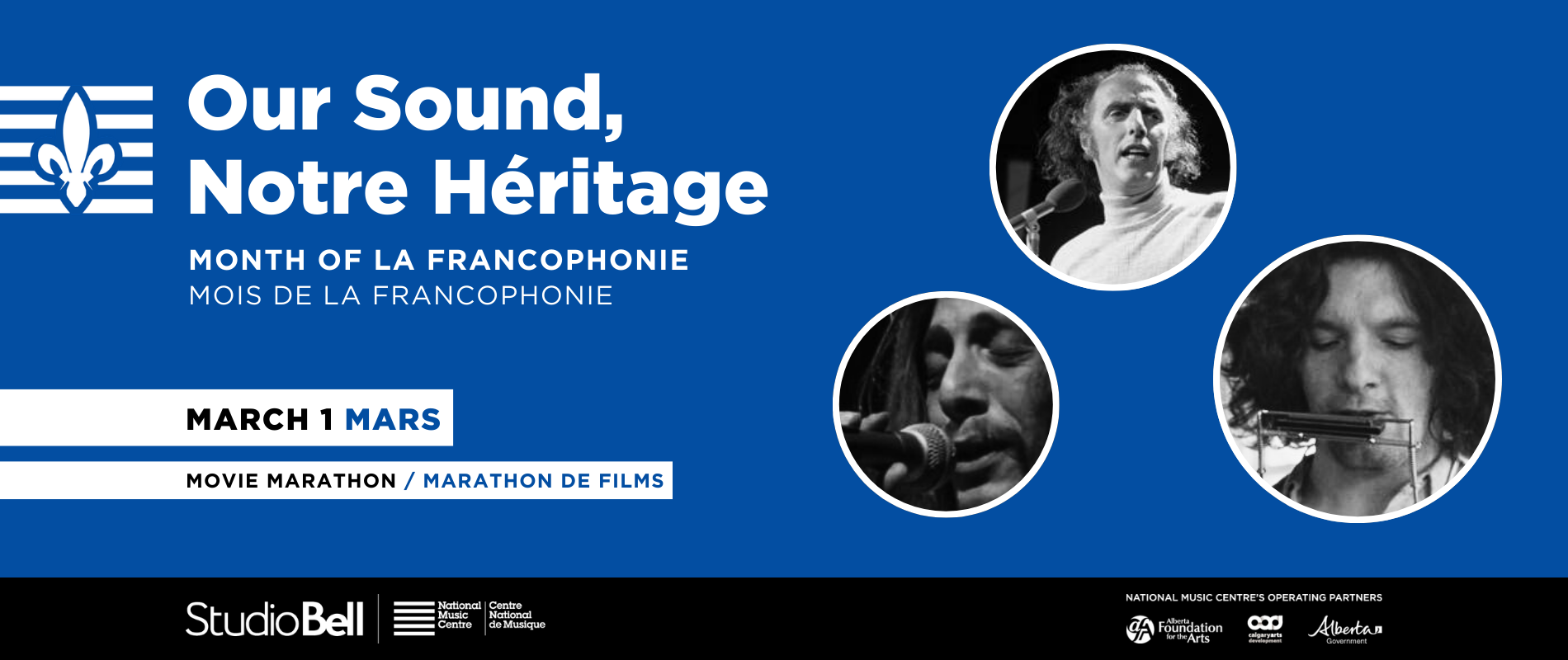 Our Sound, Notre Héritage: Mois de la Francophonie