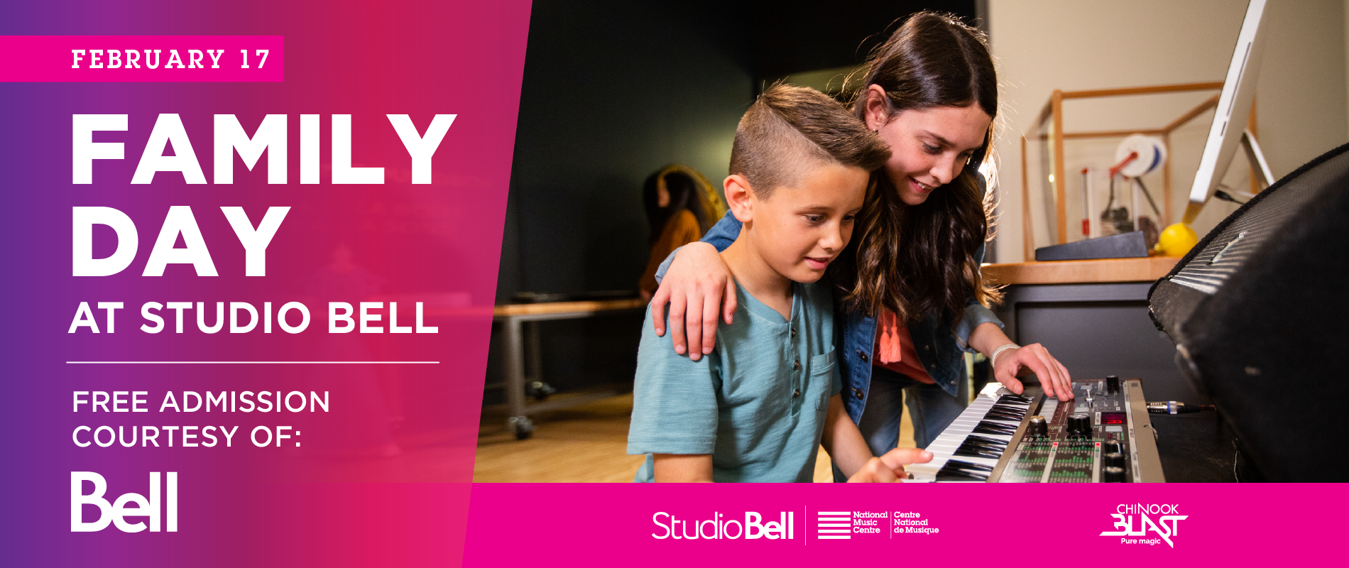 Family Day at Studio Bell