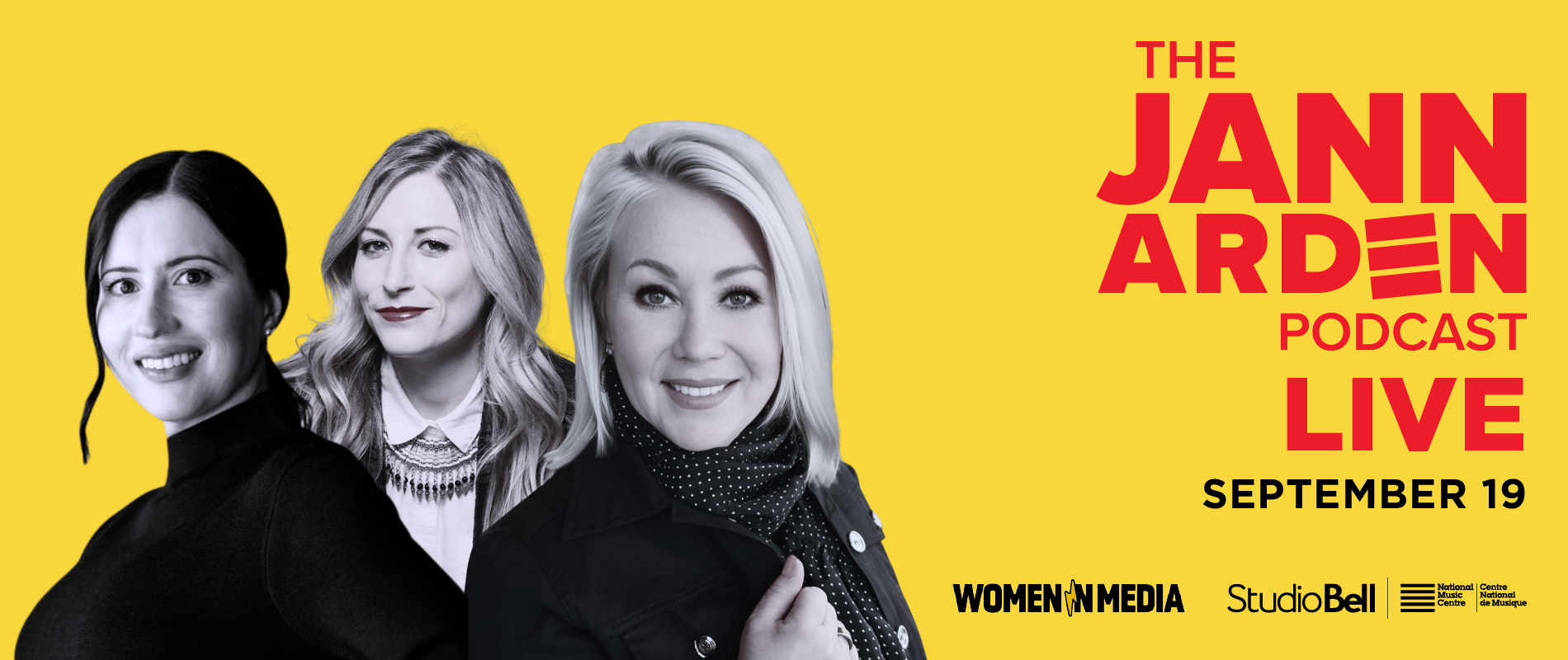 NMC & Women in Media Network Present: The Jann Arden Podcast LIVE