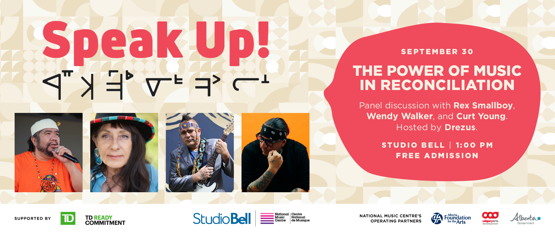 Indigenous Hip-Hop Trailblazer Drezus Hosts National Music Centre Panel on Music and Reconciliation on September 30
