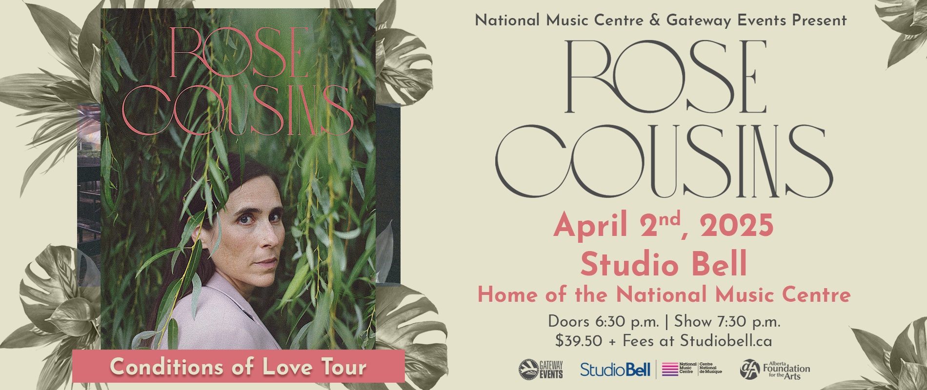 NMC and Gateway Events Present: Rose Cousins — Conditions of Love Tour